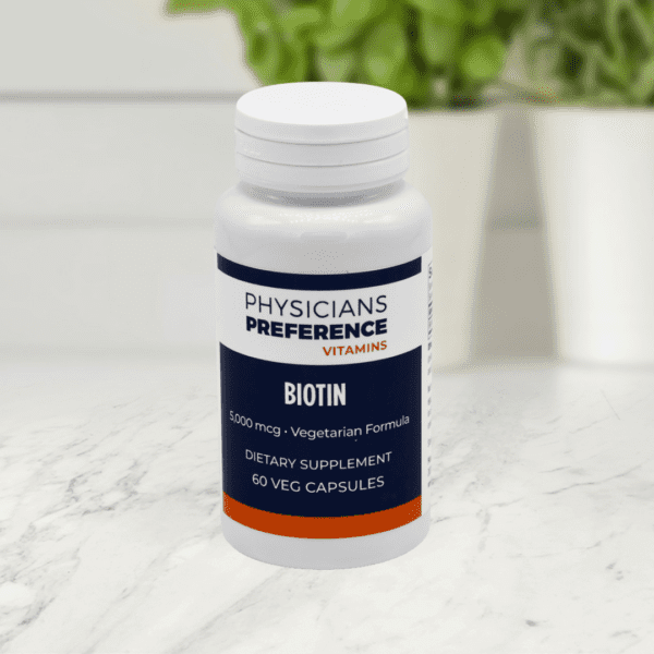 Biotin 5000 mcg 60 Capsules