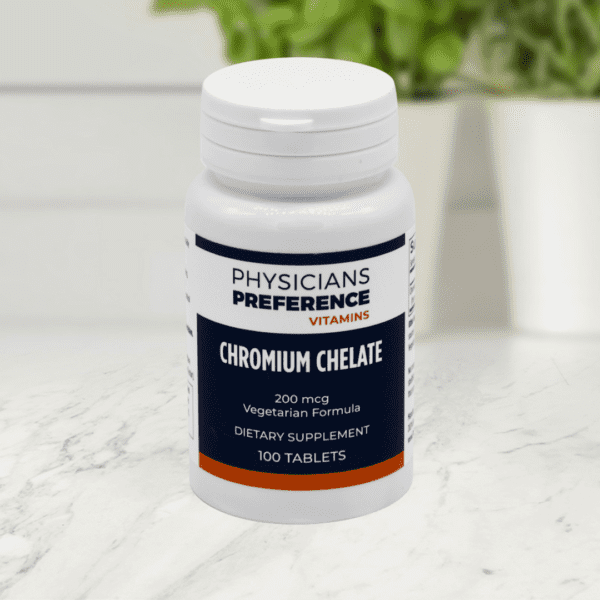 Chromium Chelate 200 mcg 100 Tablets