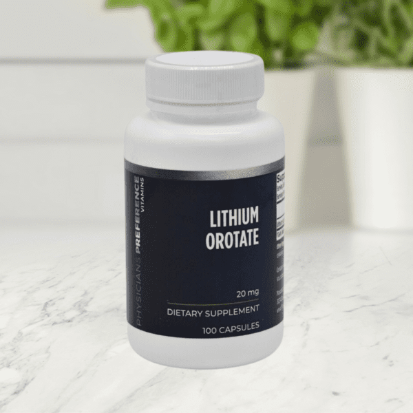 Lithium Orotate 20 mg 100 Capsules