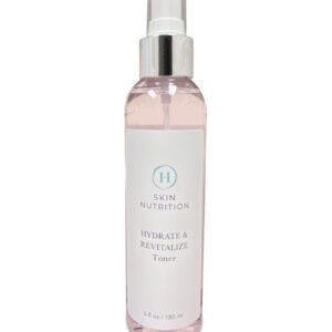 A bottle of skin nutrition hydrating and revitalizing toner.