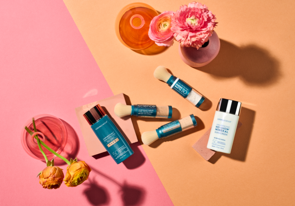 Colorescience products for summer including sunscreen.